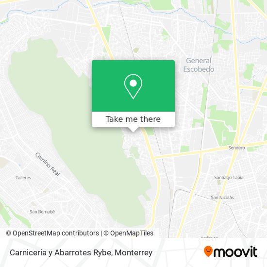 Carniceria y Abarrotes Rybe map