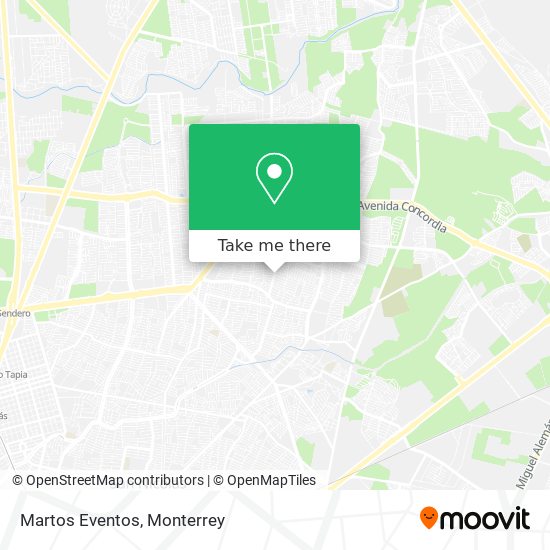 Martos Eventos map