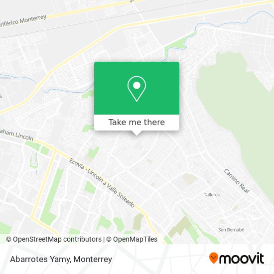 Abarrotes Yamy map