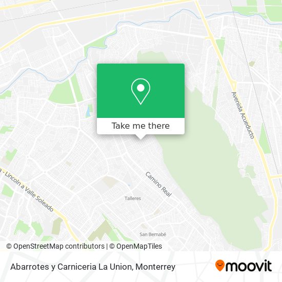 Mapa de Abarrotes y Carniceria La Union