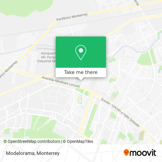 Modelorama map