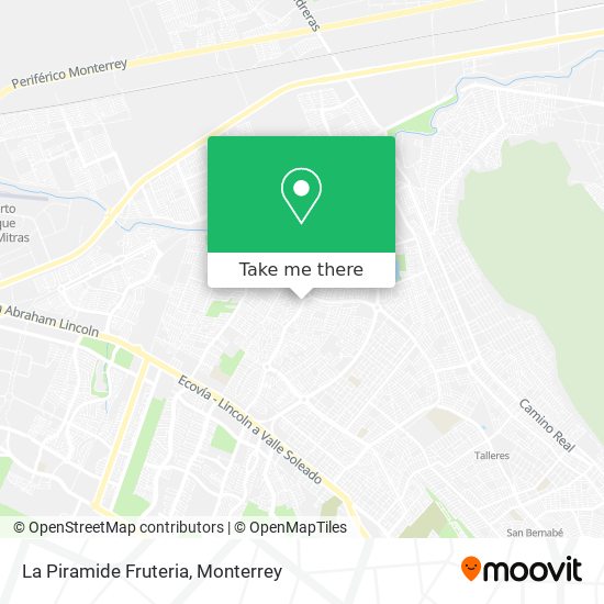 Mapa de La Piramide Fruteria