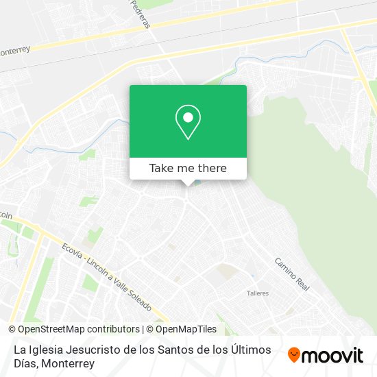 La Iglesia Jesucristo de los Santos de los Últimos Días map