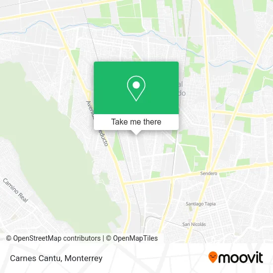 Carnes Cantu map