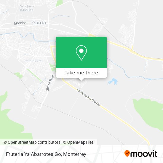 Fruteria Ya Abarrotes Go map