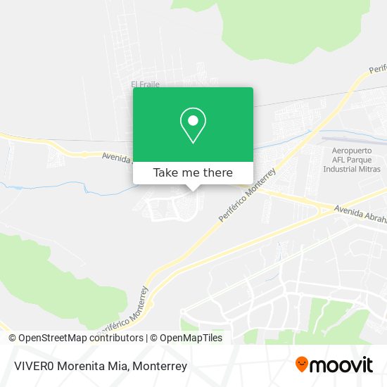 Mapa de VIVER0 Morenita Mia