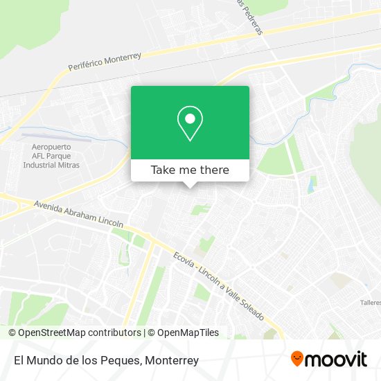El Mundo de los Peques map