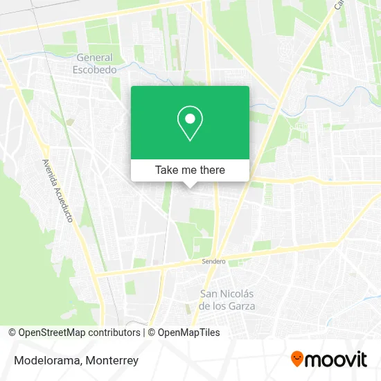 Modelorama map
