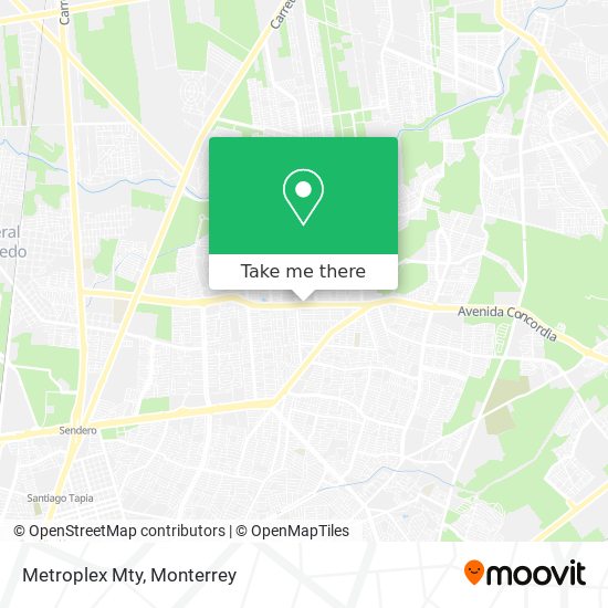 Mapa de Metroplex Mty