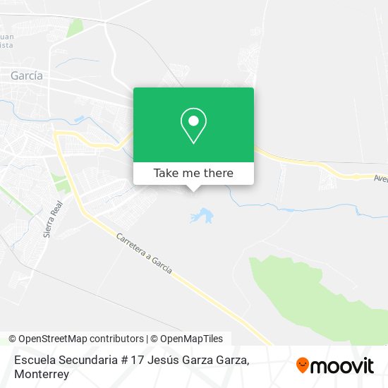 Escuela Secundaria # 17 Jesús Garza Garza map