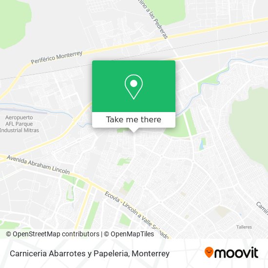 Carniceria Abarrotes y Papeleria map