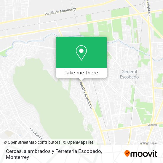 Cercas, alambrados y Ferreteria Escobedo map