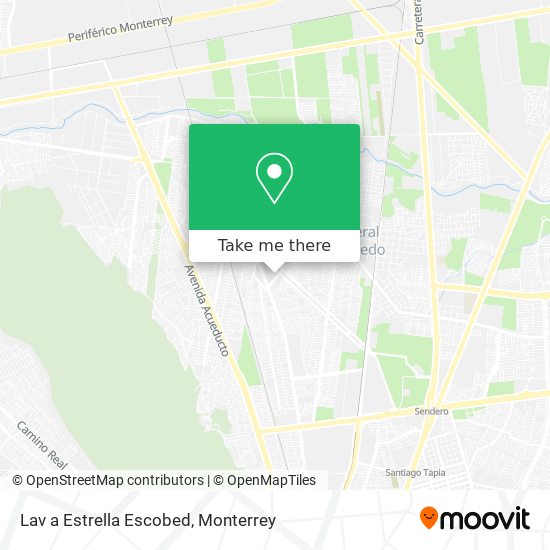 Lav a Estrella Escobed map