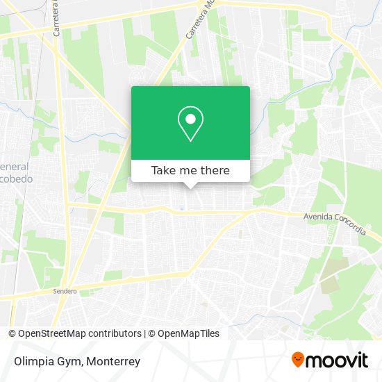 Olimpia Gym map