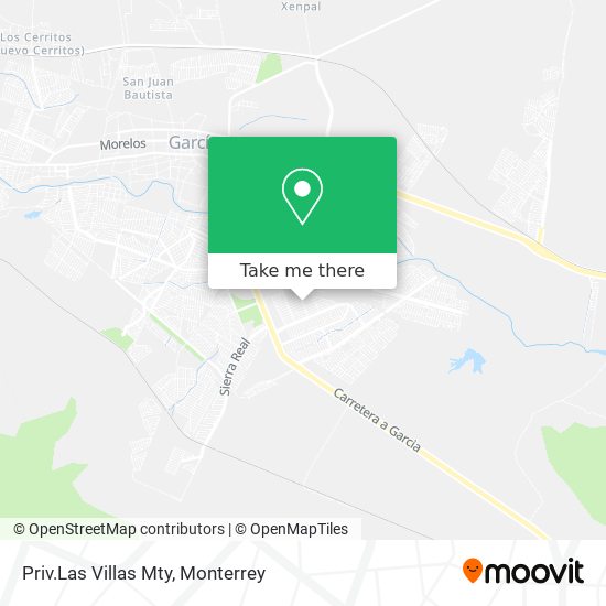 Priv.Las Villas Mty map