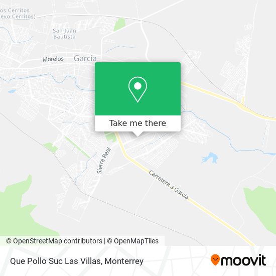 Que Pollo Suc Las Villas map