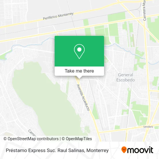 Mapa de Préstamo Express Suc. Raul Salinas