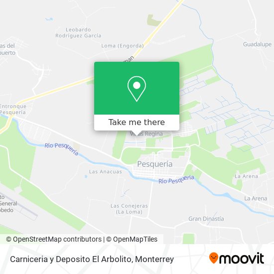 Mapa de Carniceria y Deposito El Arbolito