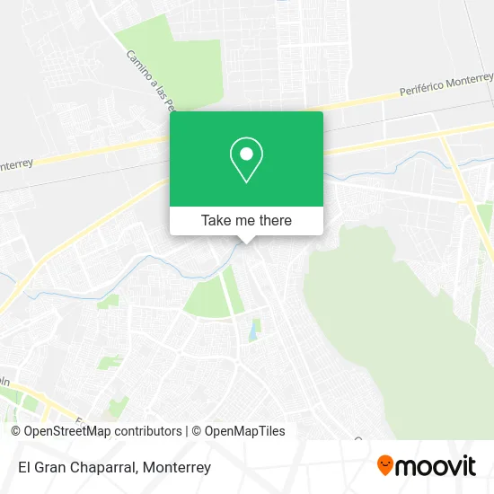 El Gran Chaparral map