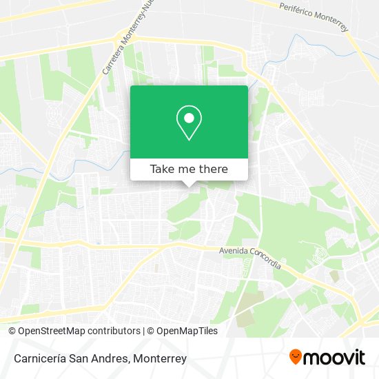 Mapa de Carnicería San Andres