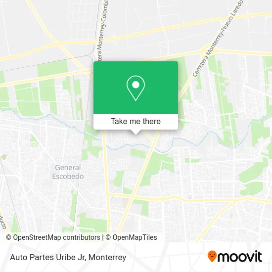 Auto Partes Uribe Jr map