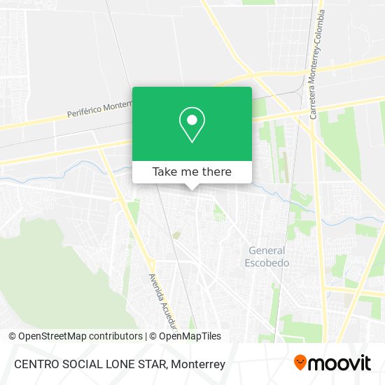 Mapa de CENTRO SOCIAL LONE STAR