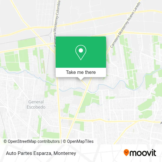 Auto Partes Esparza map
