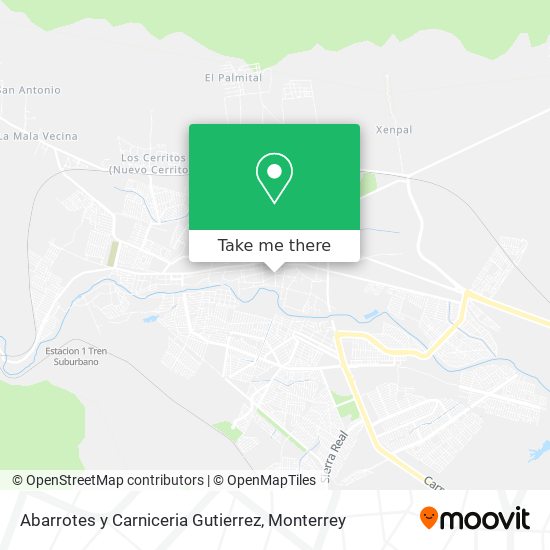 Mapa de Abarrotes y Carniceria Gutierrez