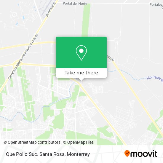 Mapa de Que Pollo Suc. Santa Rosa