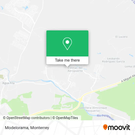 Modelorama map