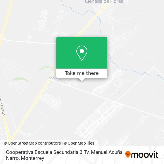 Cooperativa Escuela Secundaria 3 Tv. Manuel Acuña Narro map