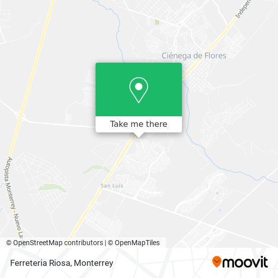Ferreteria Riosa map