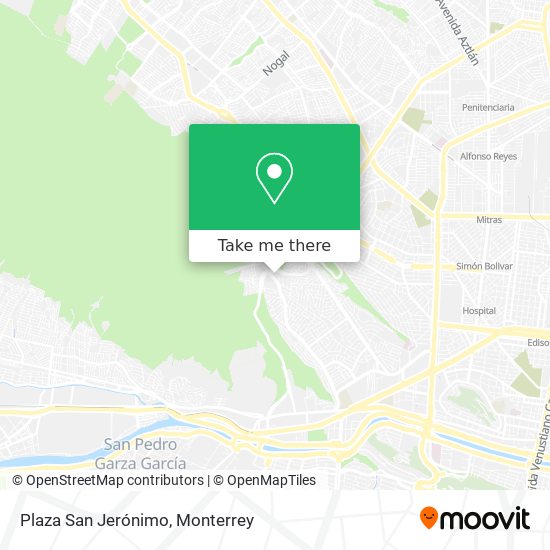 Mapa de Plaza San Jerónimo