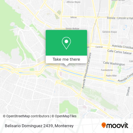 Belisario Domínguez 2439 map