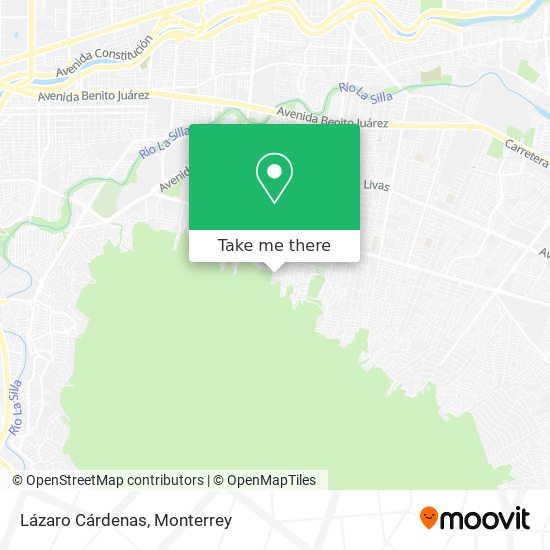Lázaro Cárdenas map