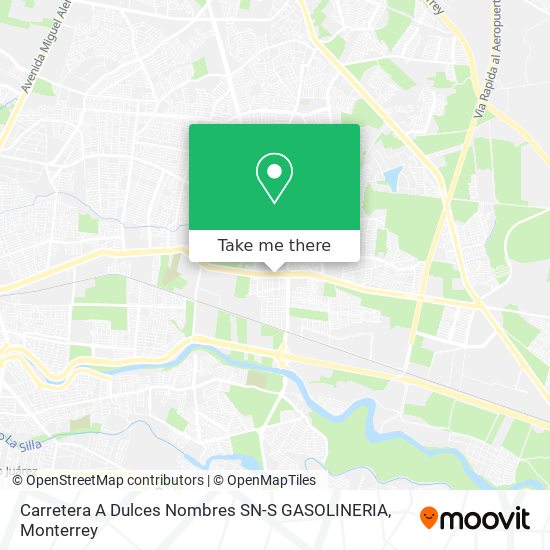 Mapa de Carretera A Dulces Nombres SN-S GASOLINERIA