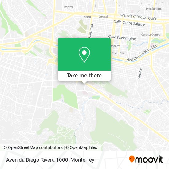 Mapa de Avenida Diego Rivera 1000