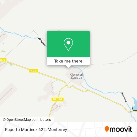Ruperto Martínez 622 map