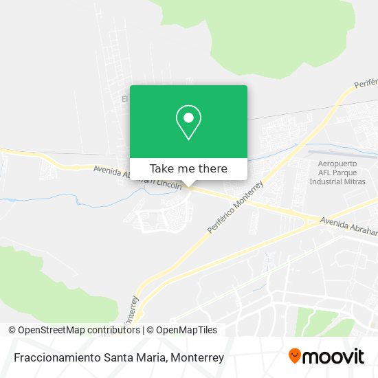 Fraccionamiento Santa Maria map