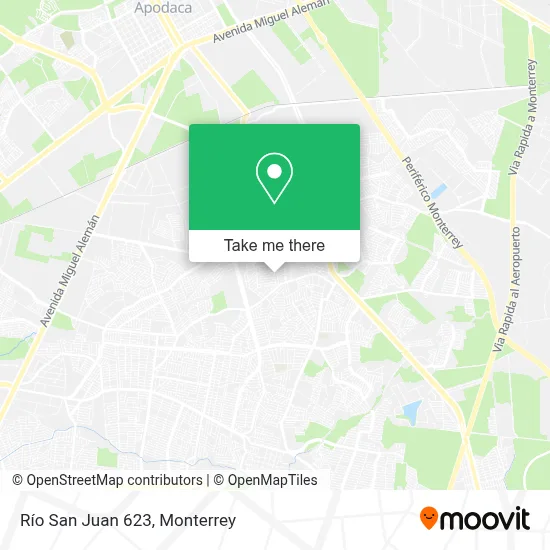 Río San Juan 623 map