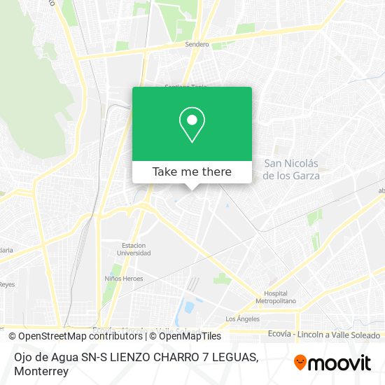Ojo de Agua SN-S LIENZO CHARRO 7 LEGUAS map