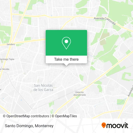 Santo Domingo map