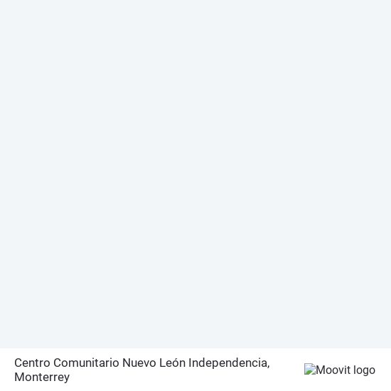 Mapa de Centro Comunitario Nuevo León Independencia