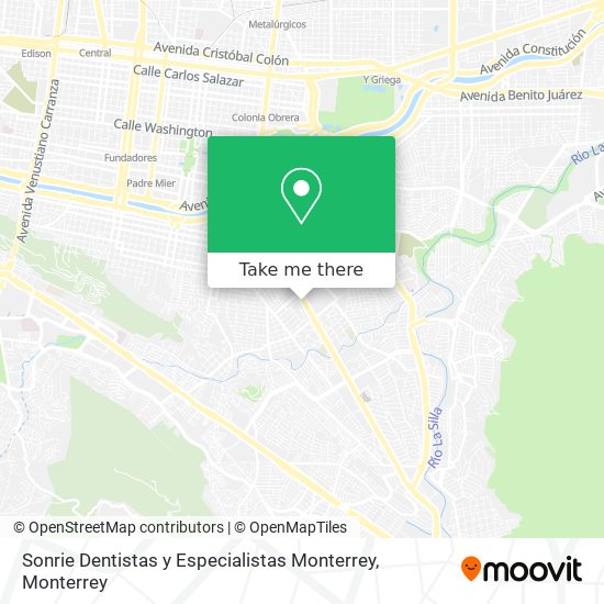 Sonrie Dentistas y Especialistas Monterrey map