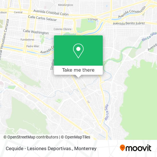 Mapa de Cequide - Lesiones Deportivas.