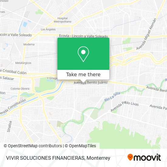 VIVIR SOLUCIONES FINANCIERAS map