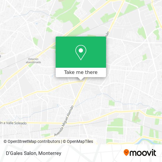Mapa de D'Gales Salon