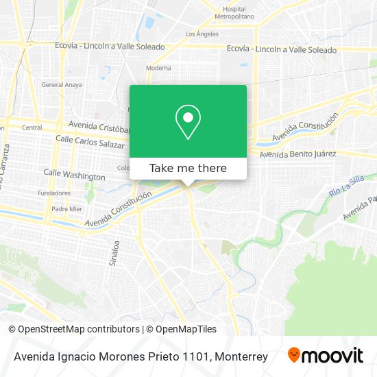 Avenida Ignacio Morones Prieto 1101 map