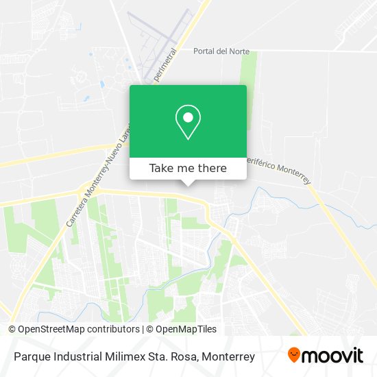 Parque Industrial Milimex Sta. Rosa map