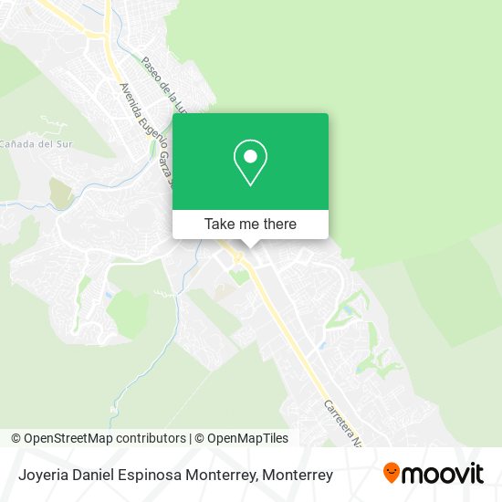 Joyeria Daniel Espinosa Monterrey map